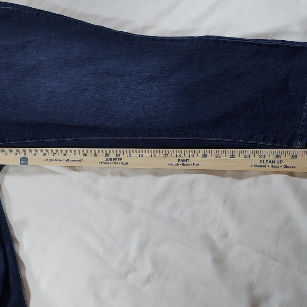 New Directions Sz 22WS Straight Denim Women's Dark Blue Jeans - Picture 8 of 10